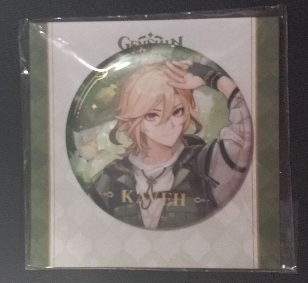 miHoYo Official Genshin Impact Kaveh Badge Tinplate Button Pin - Brand New